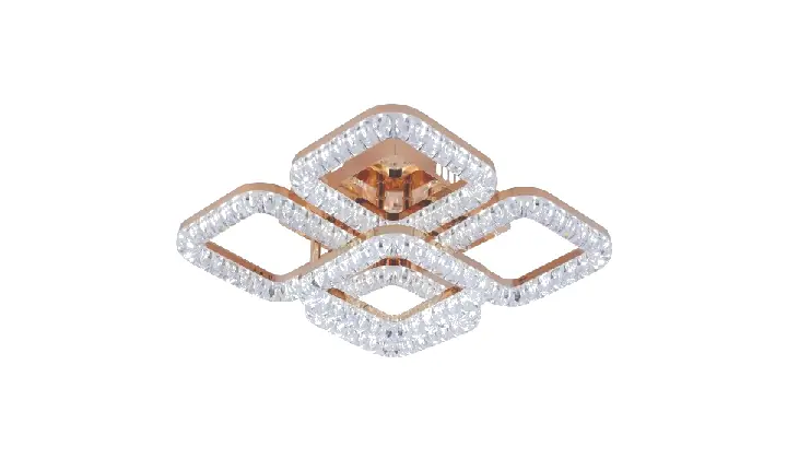 LI9848A-4+1 acrylic chandelier
