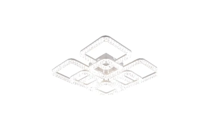 LI9848C-4+4B acrylic chandelier