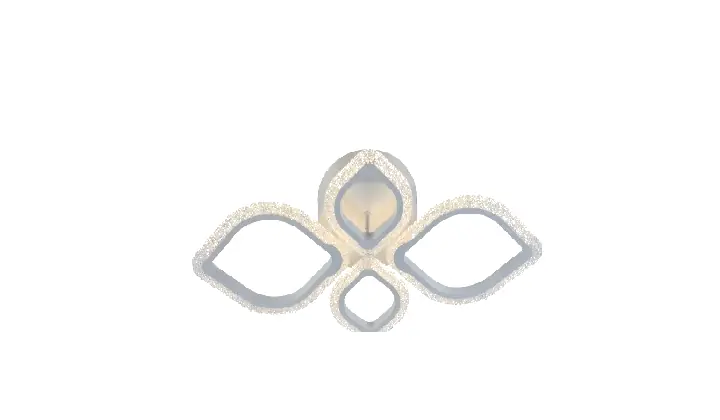 LI8407-2+2 acrylic chandelier