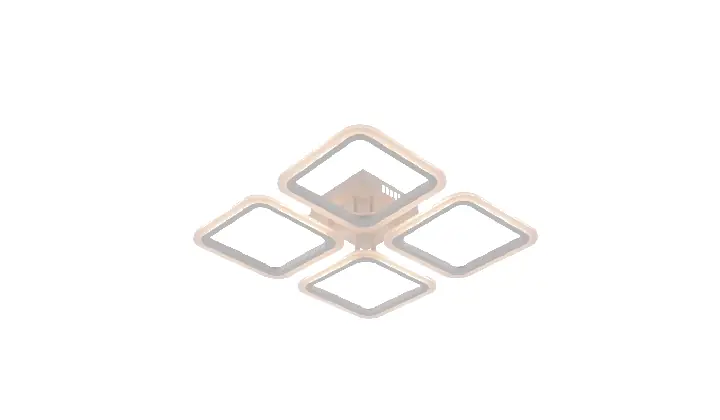 LI9825B-4 acrylic chandelier