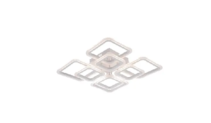 LI9825-4+4B acrylic chandelier