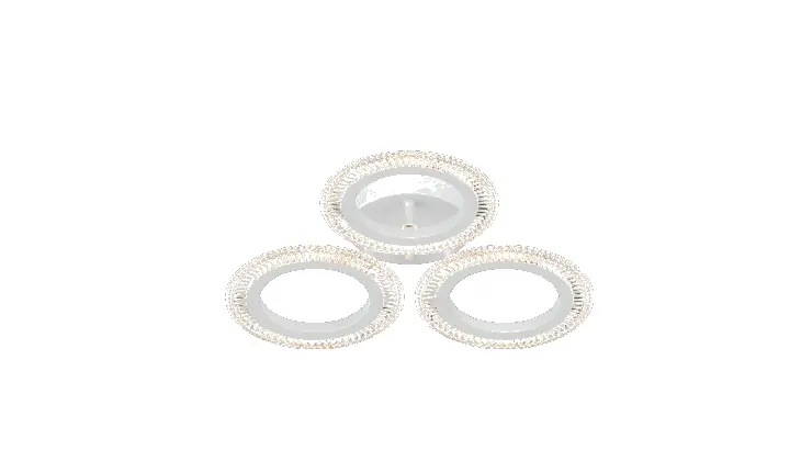 LI9837A-3 acrylic chandelier