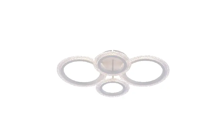 LI9837C-4 acrylic chandelier