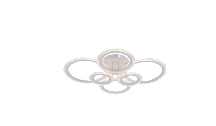 LI9837C-6 acrylic chandelier
