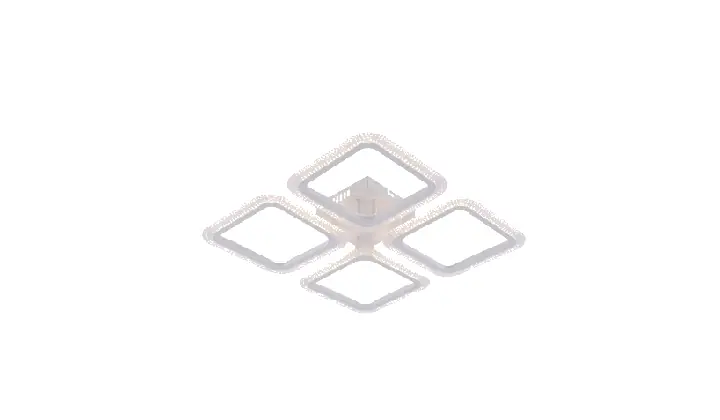 LI9838B-4 acrylic chandelier