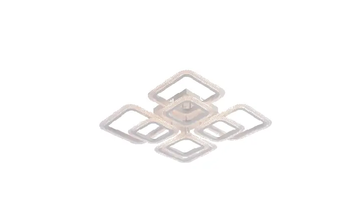 LI9838C-4+4B acrylic chandelier