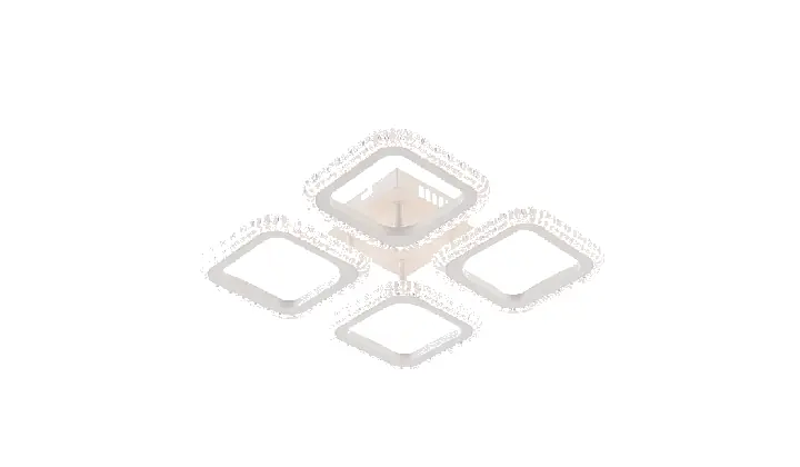 LI9864A-4 acrylic chandelier