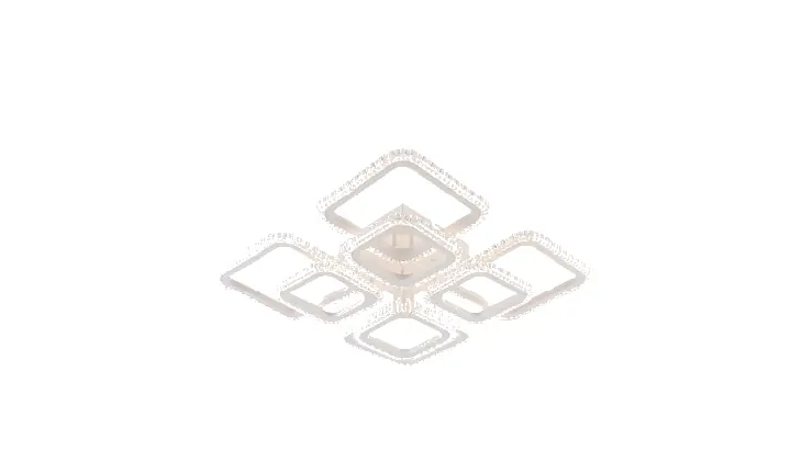 LI9864C-4+4B acrylic chandelier