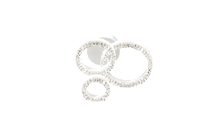 LI9847E-3A acrylic chandelier