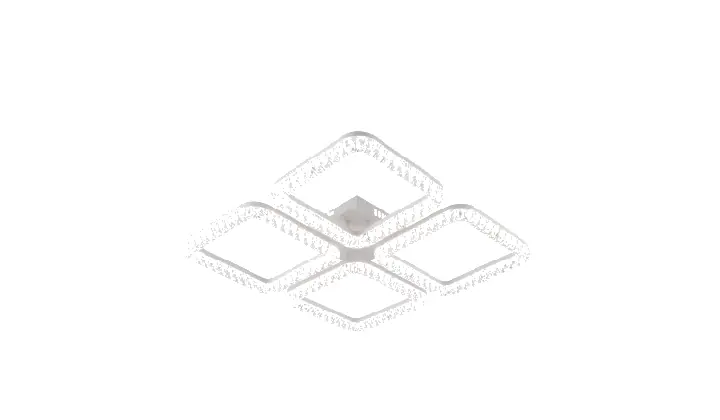 LI9848B-4 acrylic chandelier