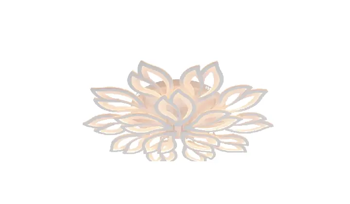 LI8876-10+5 Gold acrylic chandelier