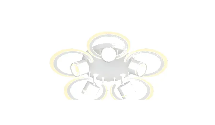 LI9926B-5+5A acrylic chandelier
