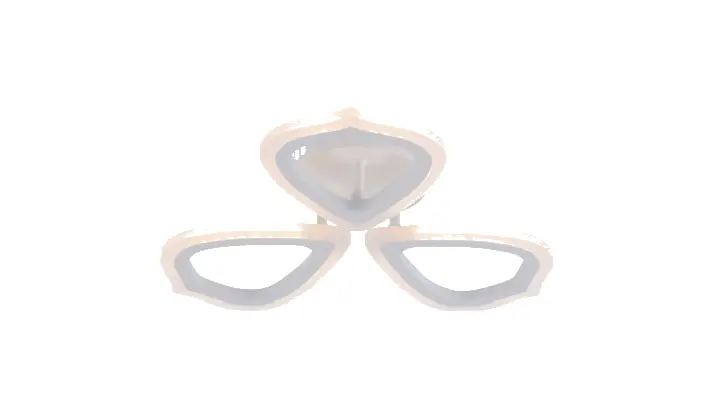 LI9927A-3 acrylic chandelier