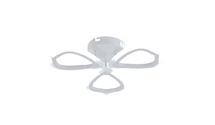 LI9927A-3 acrylic chandelier