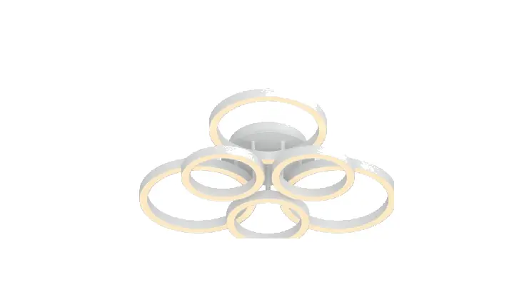 DK6563C-3+3A acrylic chandelier