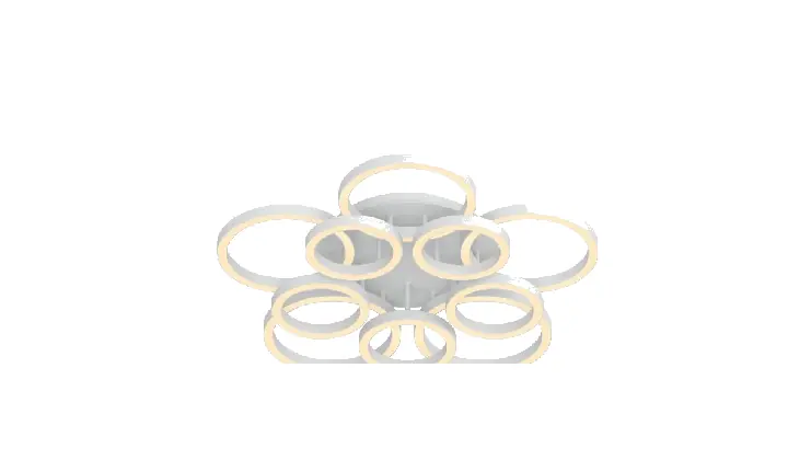 DK6563C-5+5A acrylic chandelier