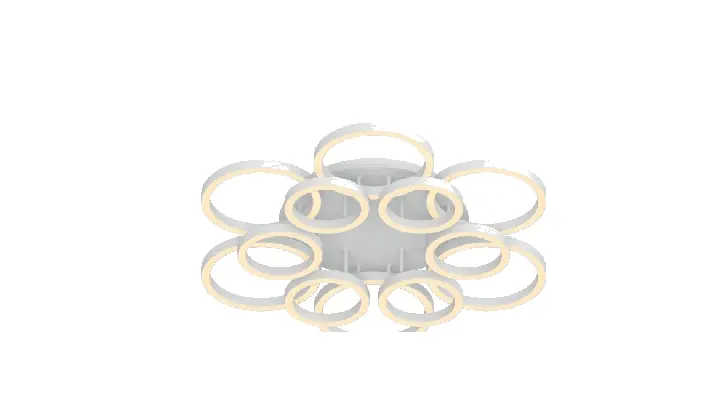 DK6563C-6+6A acrylic chandelier