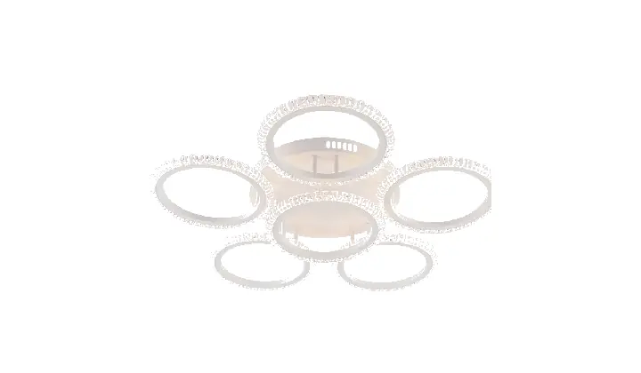 LI9863B-5+1 acrylic chandelier