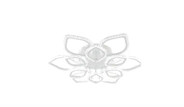 LI9865C-6+6A acrylic chandelier