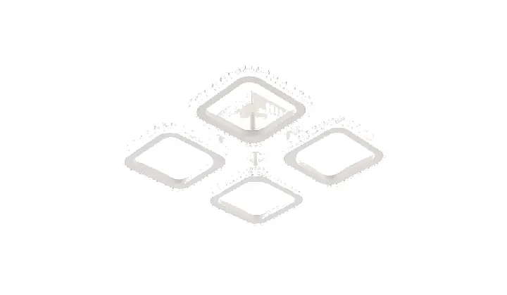 LI9864A-4 acrylic chandelier