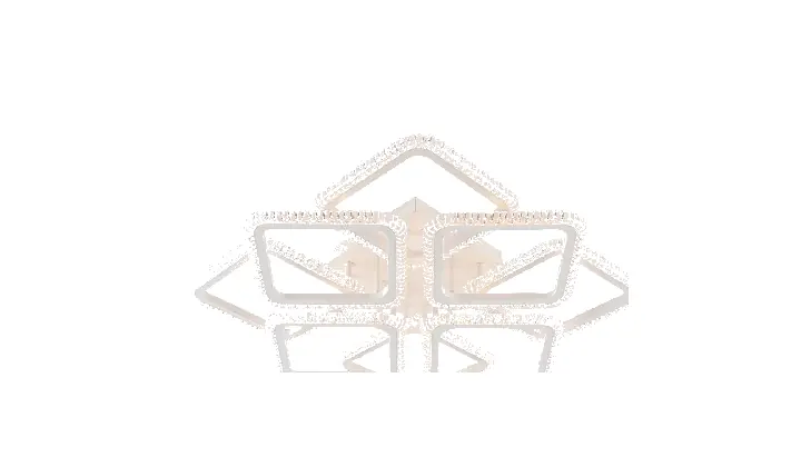 LI9864B-4+4 acrylic chandelier