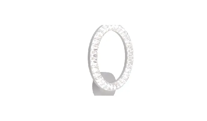 LI9847B-1 acrylic chandelier