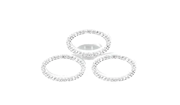 LI9847B-3 acrylic chandelier