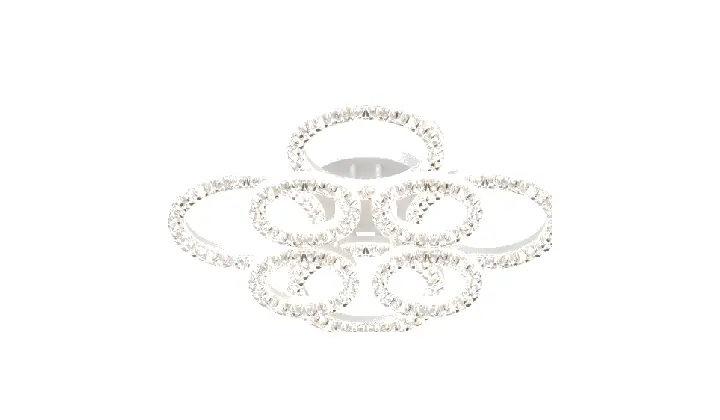 LI9847C-4+4A acrylic chandelier