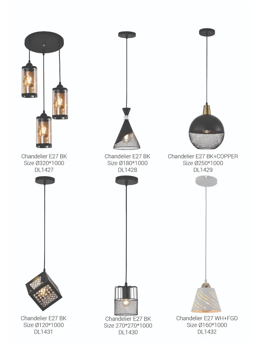 Dining chandelier catalogue page 12