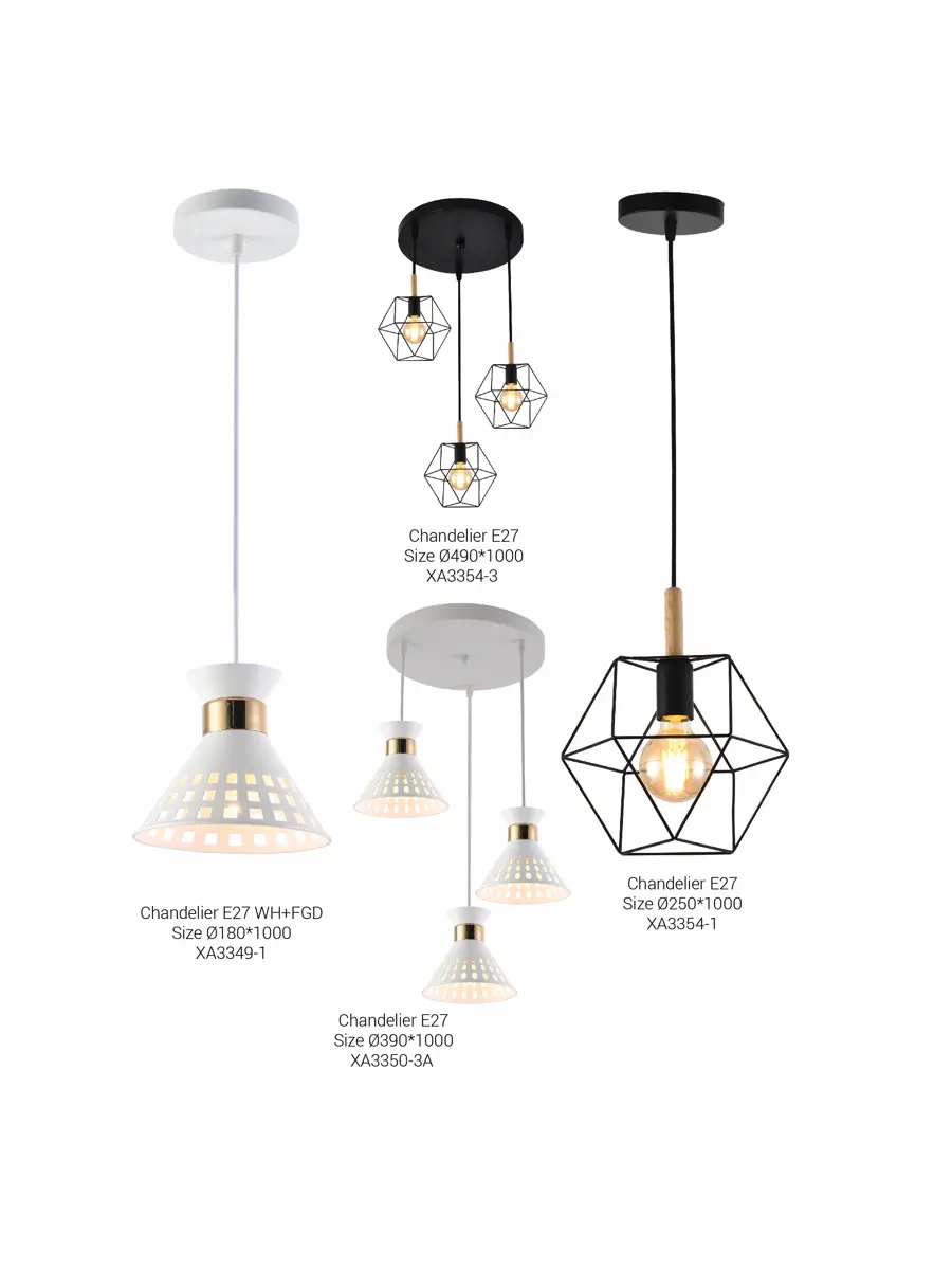 Dining chandelier catalogue page 19