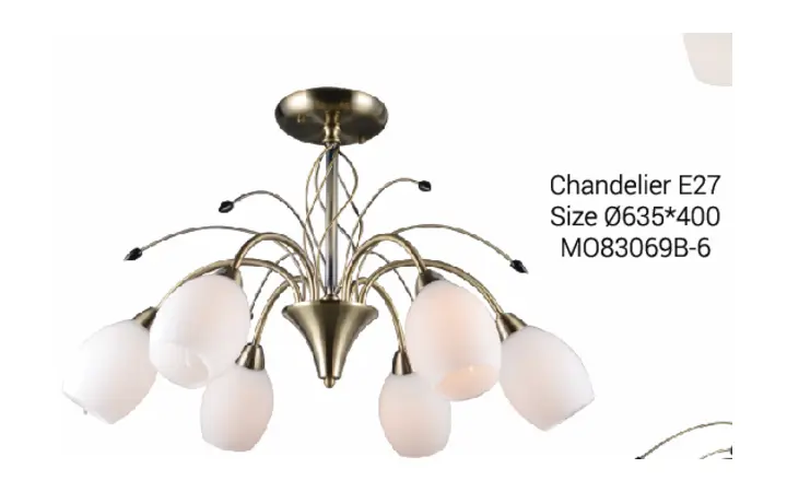 MO83069B-6 chandelier lampshade