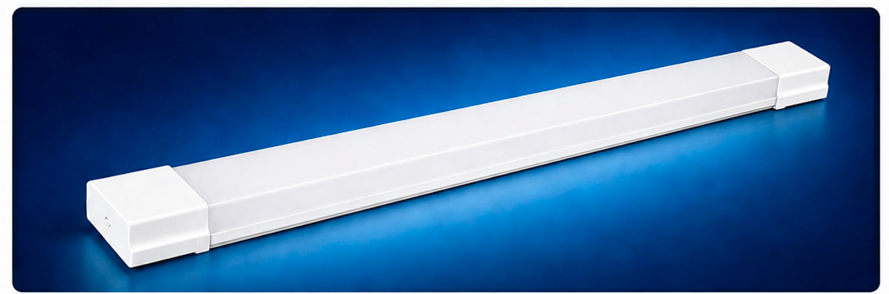 Square profile white LED linear fixture