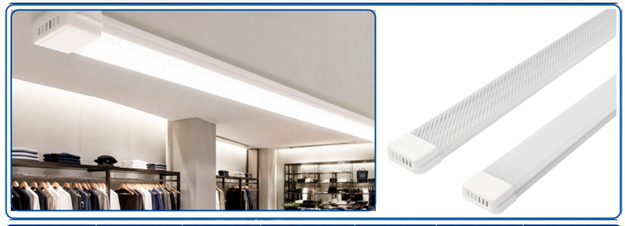 High-power LED linear fixtures for retail lighting
