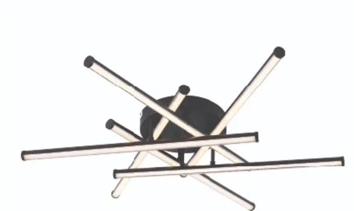 DK6820C-6 linear LED ceiling light