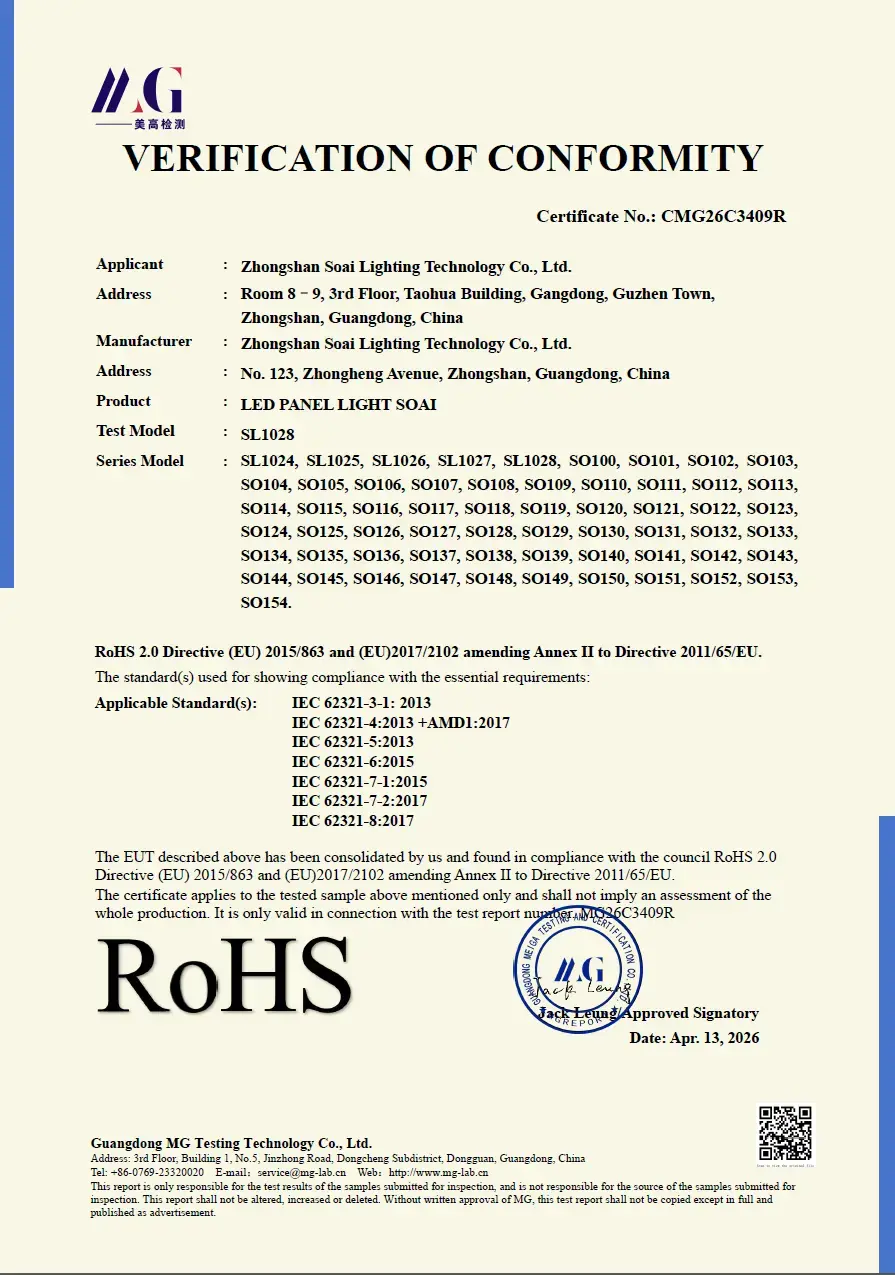 BAIRAN and SOAI European compliance certificate 10
