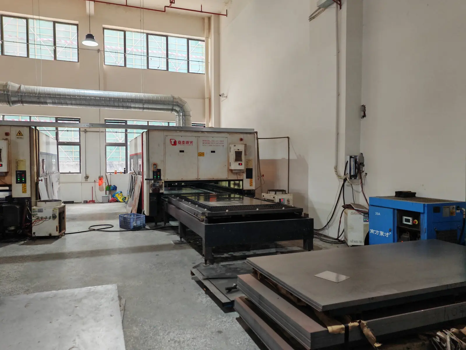 BAIRAN and SOAI in-house laser cutting production line