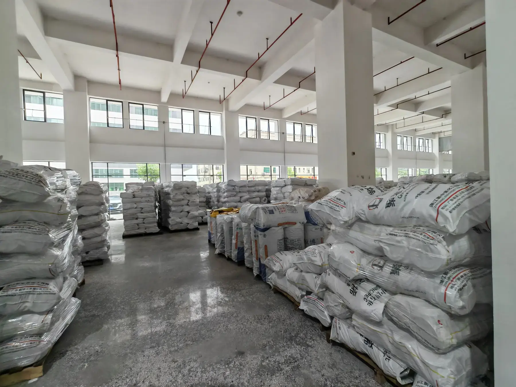 Organised raw material warehouse area 2