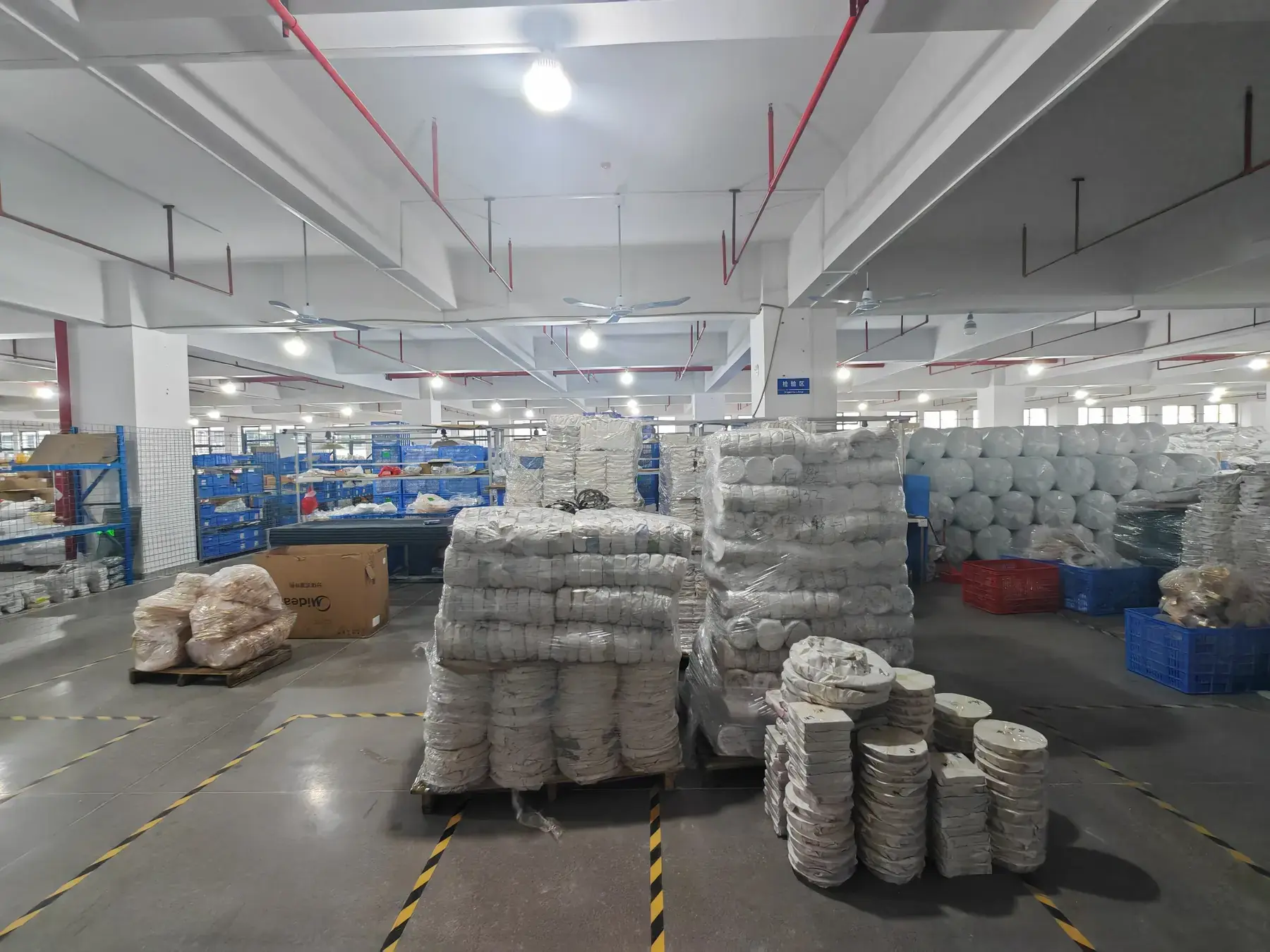 Organised raw material warehouse area 5