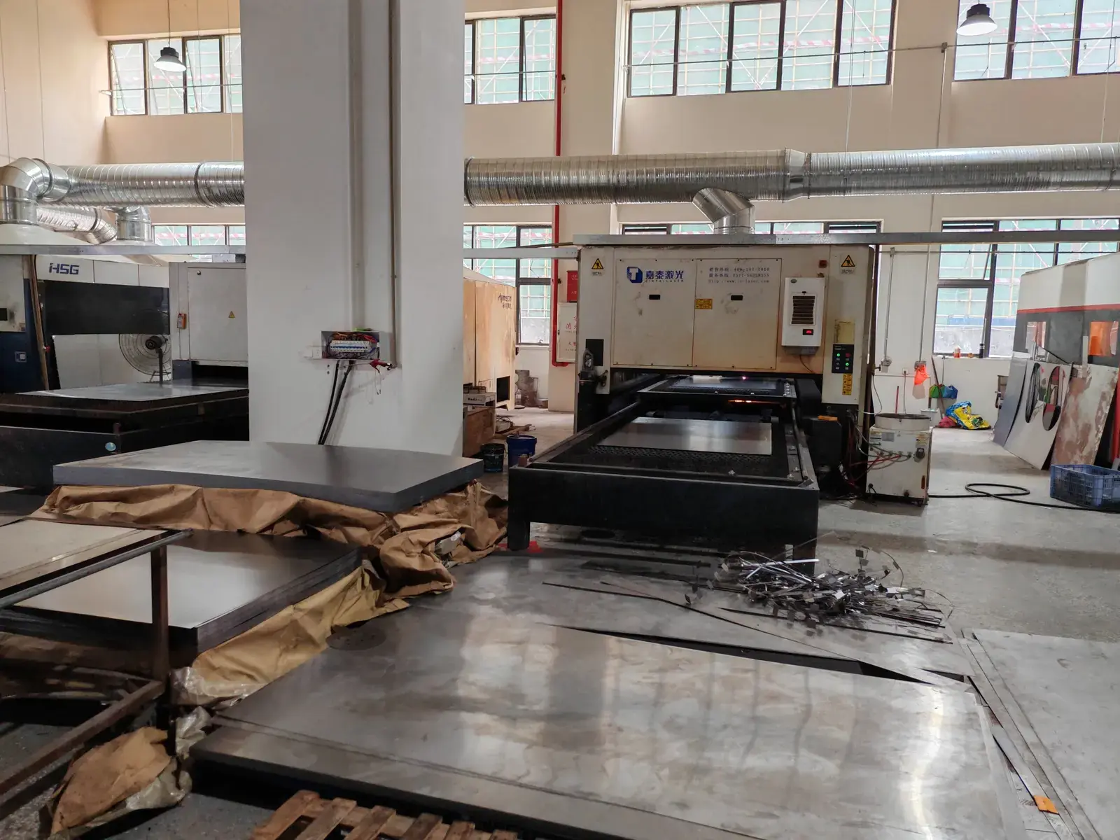 Automated sheet metal processing equipment