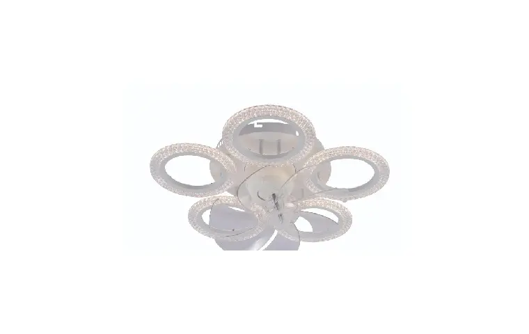 LI9504A-5 LED chandelier fan