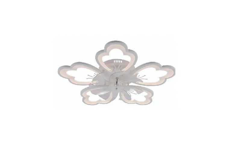 LI9518-5 LED chandelier fan