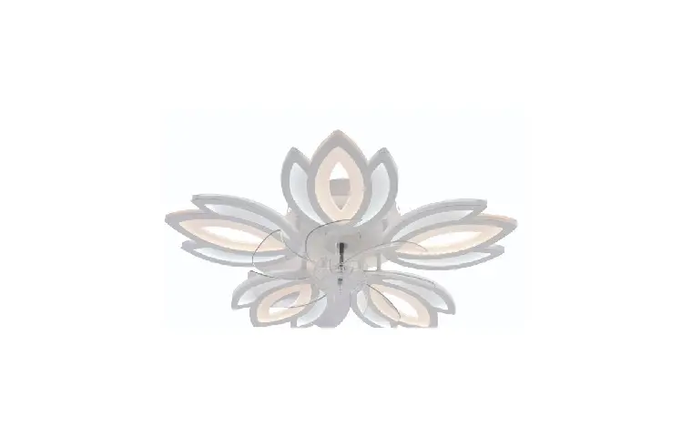 LI9528-5 LED chandelier fan