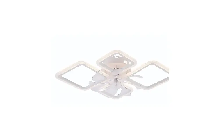LI9530C-2+2 LED chandelier fan