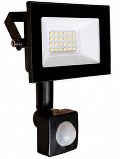 LED floodlight with motion sensor