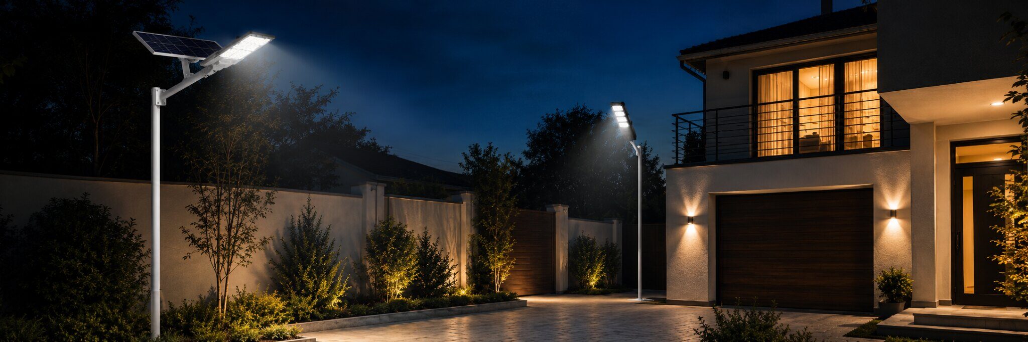 Solar street lighting