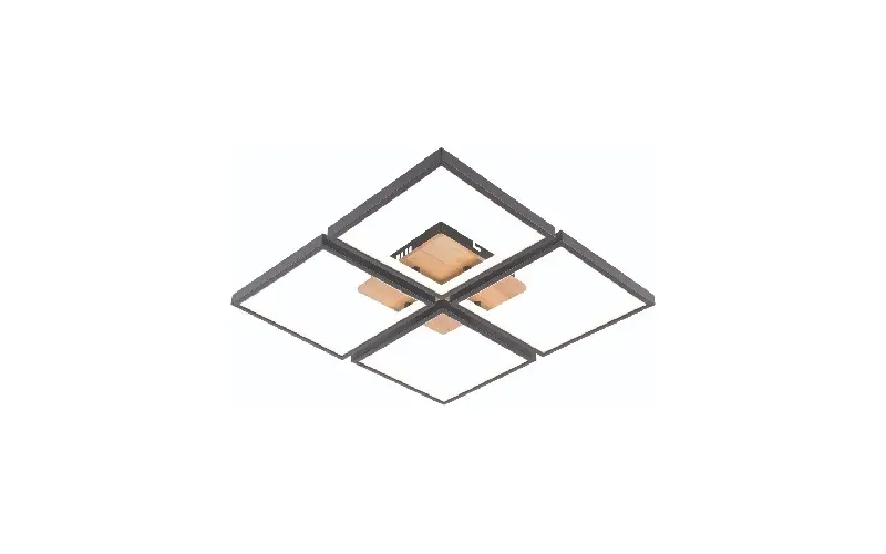 DK6587-4 wooden LED chandelier
