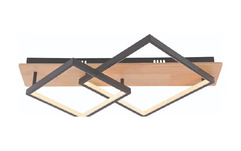 DK6588-2 wooden LED chandelier
