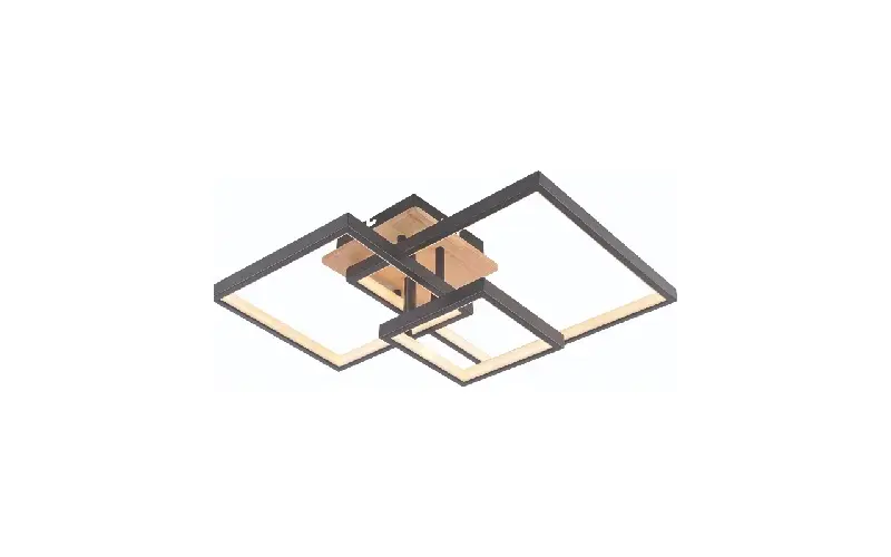 DK6589-3 wooden LED chandelier
