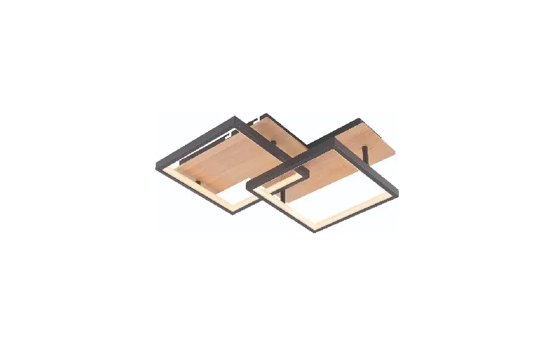 DK6590-2 wooden LED chandelier
