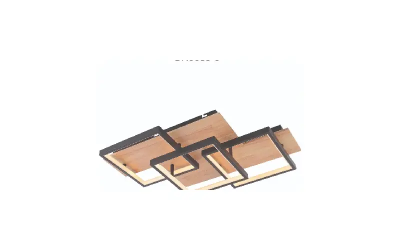 DK6590-3 wooden LED chandelier